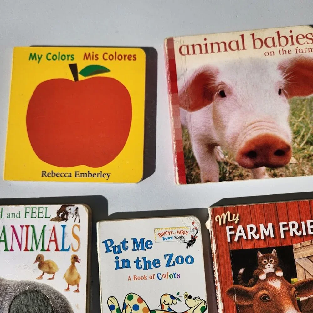 9 Baby Toddler books book bundle Lot Set Very Hungry Caterpillar Animals Dog Pup